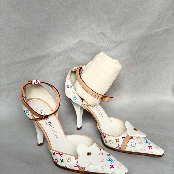 Auth Louis Vuitton Japanese Pop Artist Takashi Murakami LV monogram toile size 6 - Picture 16 of 16